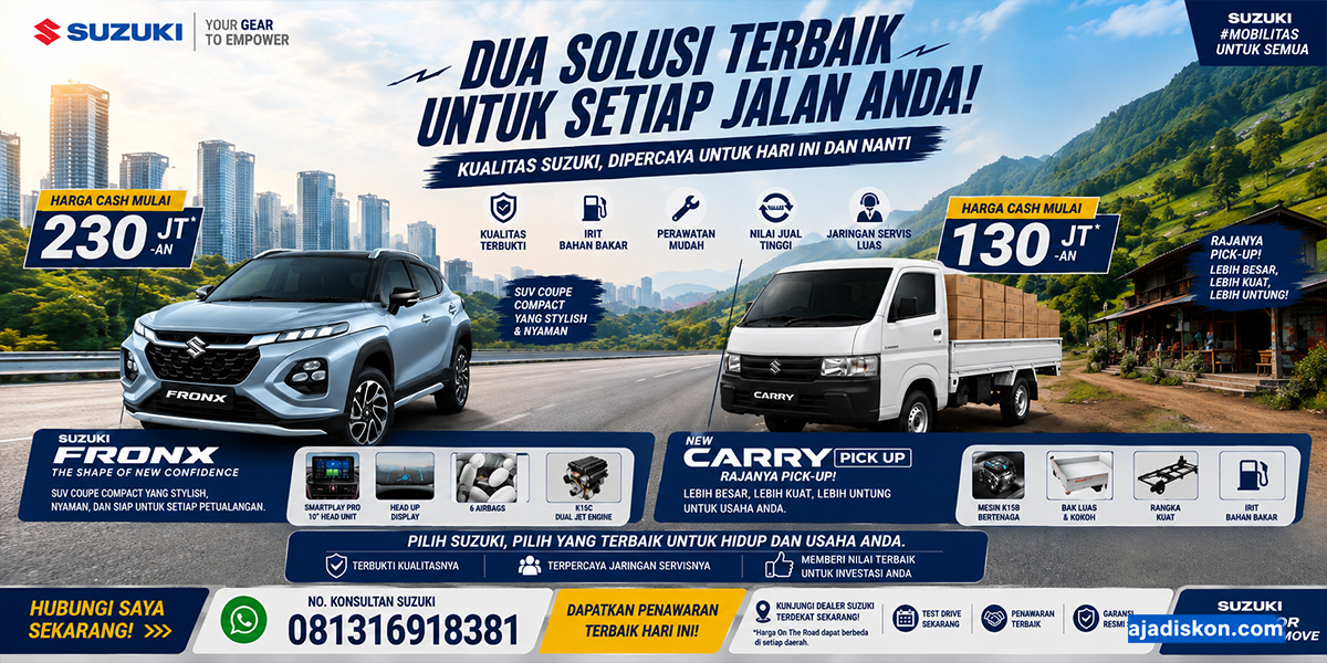 Promo Suzuki Terbaru